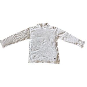 FIFTH Japanese Kids White Long Sleeve terry cloth Shirt